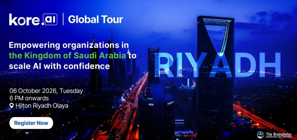Kore.ai AWS Dialogue - An executive Roadshow 2026 - Riyadh Edition